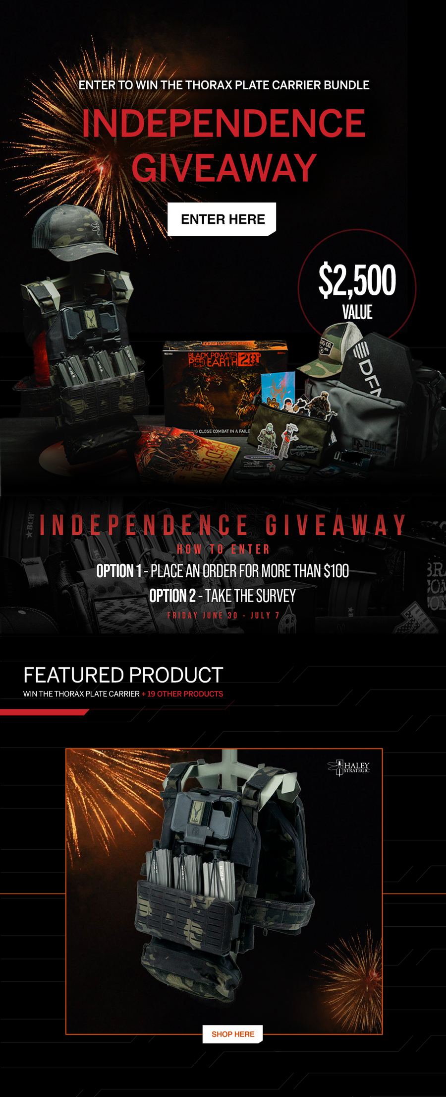 Haley Strategic Independence Giveaway email