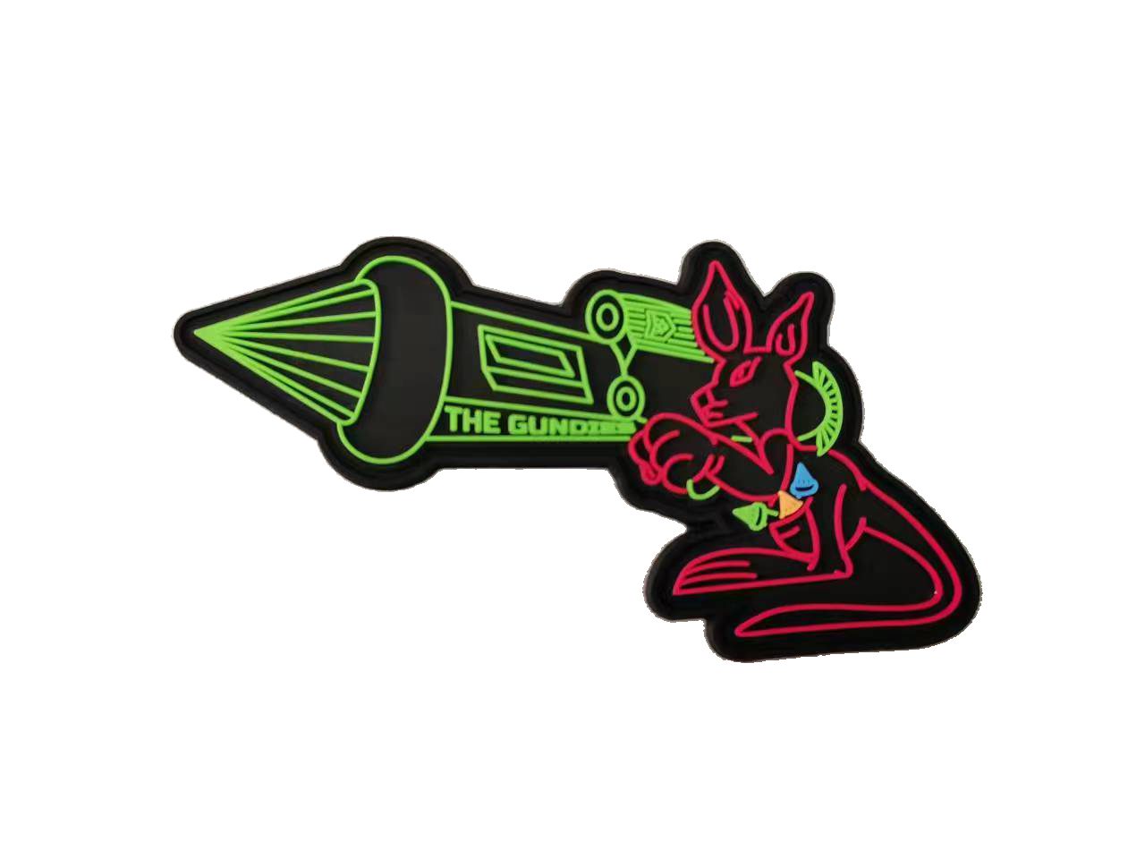 The Gundies die-cut PVC morale patch