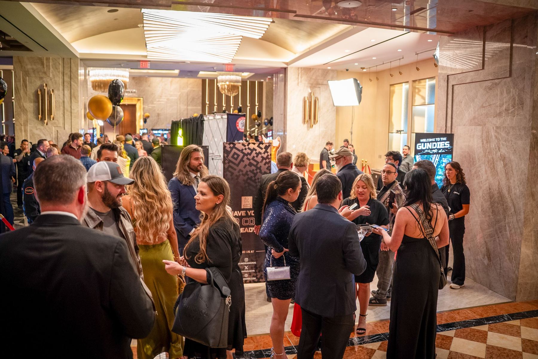 Guests arriving at the 7th annual Gundie Awards